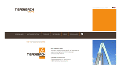 Desktop Screenshot of hanstiefenbach.de